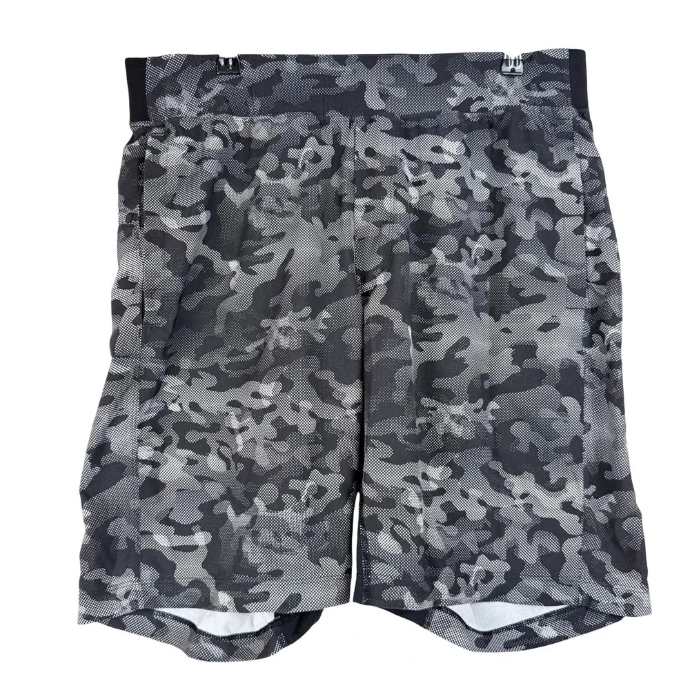 Lululemon Pace Breaker Shorts Mens L Grey Camo Gorpcore Techwear